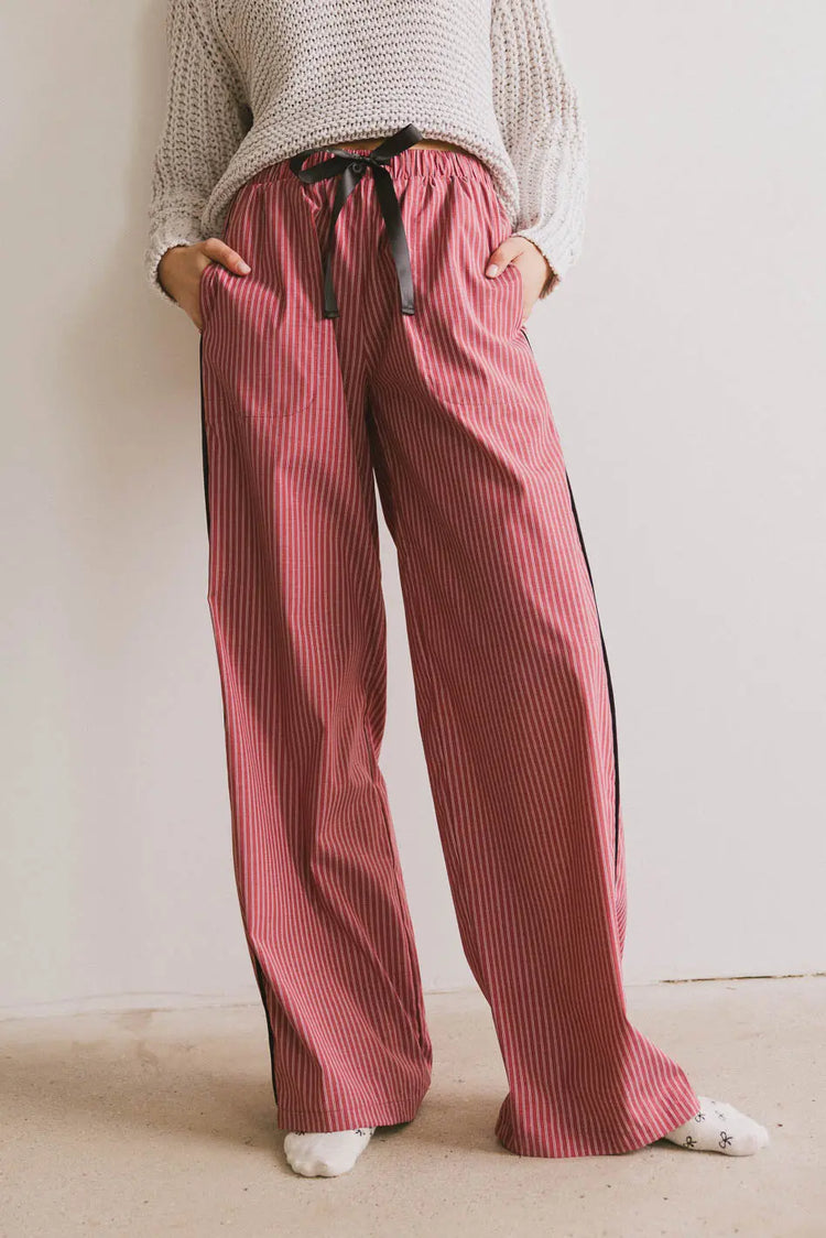 Pants in red