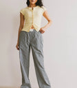 Button up top in yellow