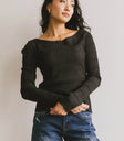 Knit to pin black