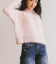 Long sleeves sweater in pink