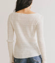 Plain color top in white