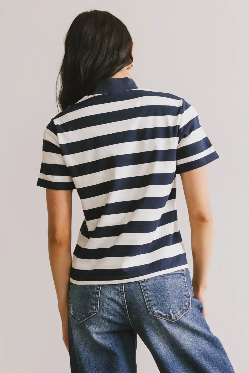 Basic top in navy