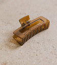 Brown hair clip
