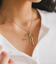 Slouched Bow Necklace