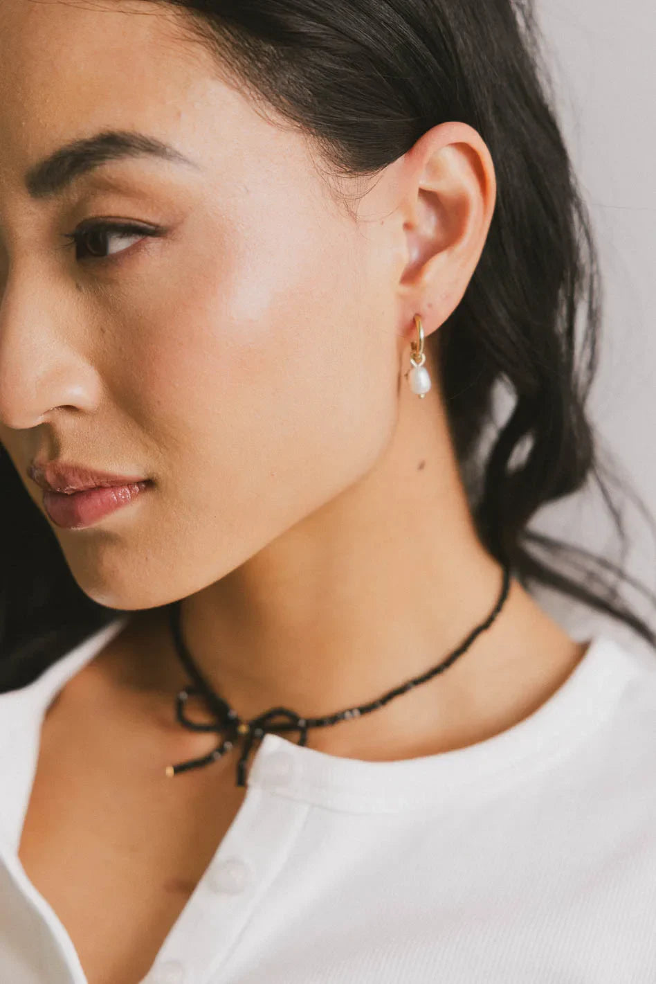 Pearl earrings