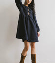 Mini denim dress