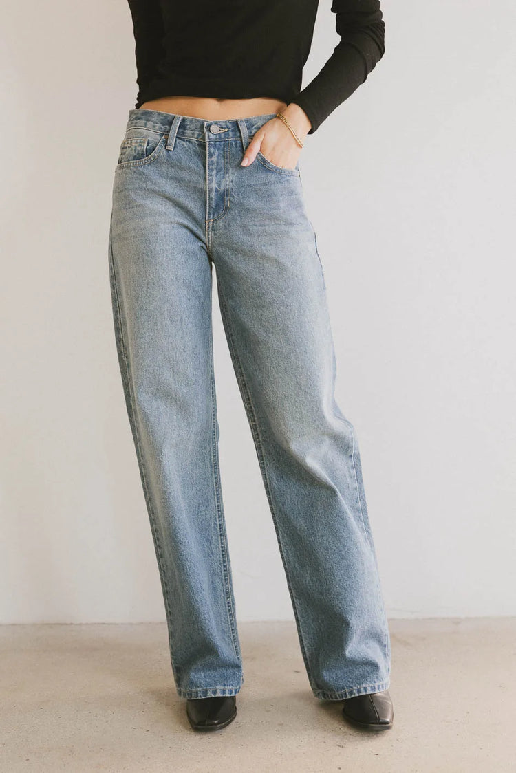 Two hand pockets denim