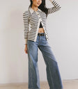 Wide legs in medium wash