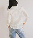 Plain color top in cream