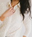 Button up lace top