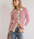 Button up top in red
