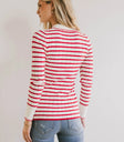 Striped red top