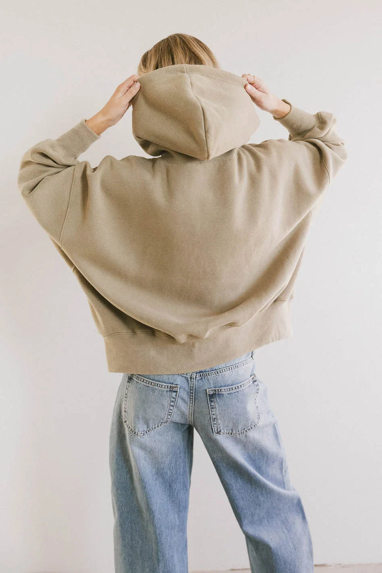 Hoodie in olive