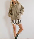 oversize sage hoodie