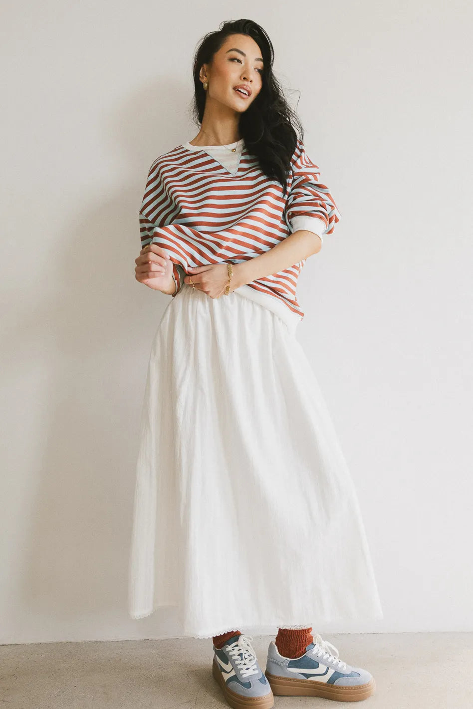 Skirt in white