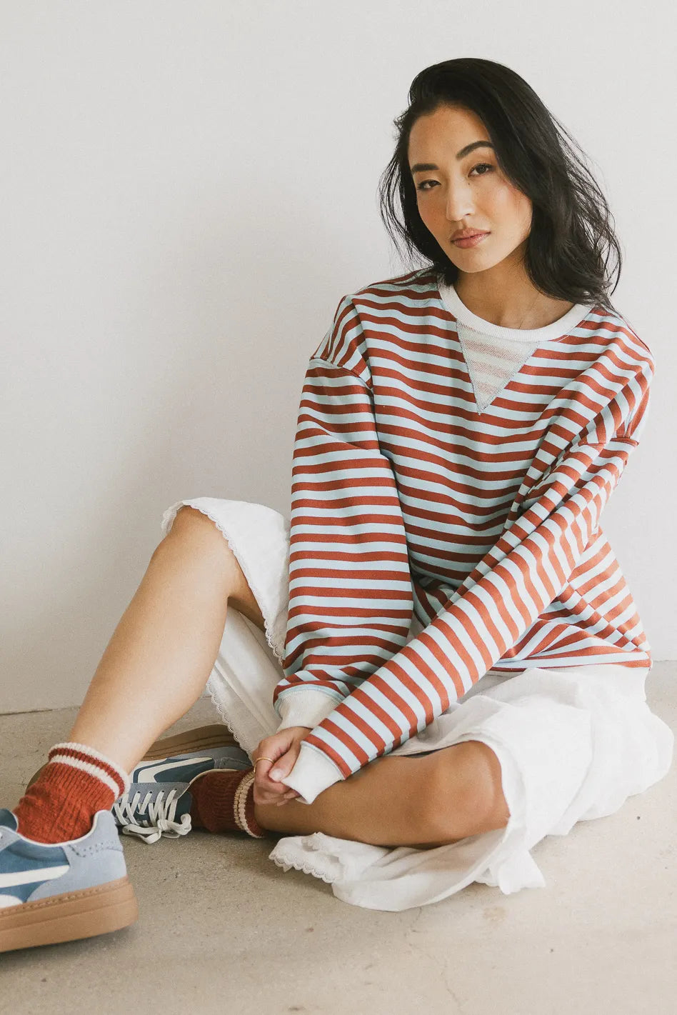Round neck top