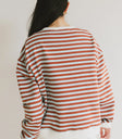Striped plain color top