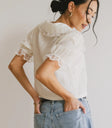 Blouse in ivory