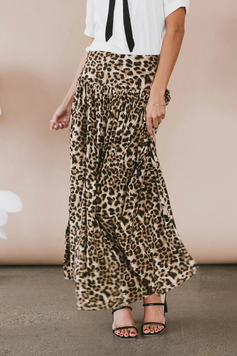 Knit maxi skirt