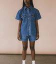 Button up denim
