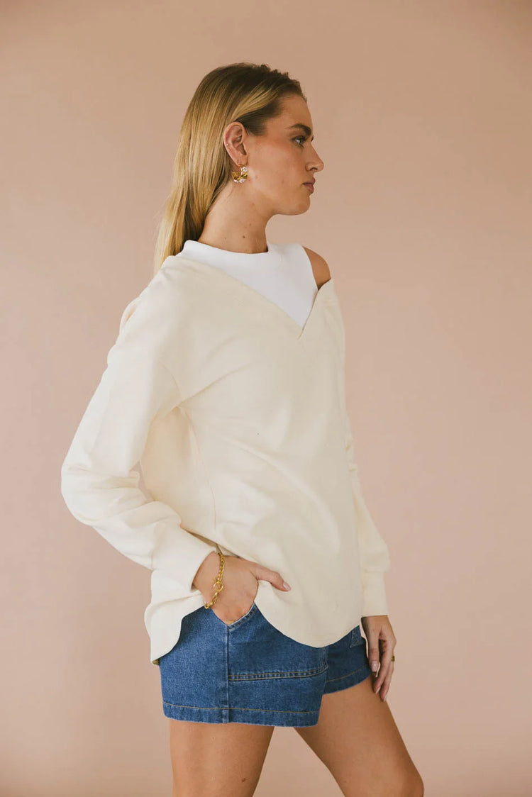 Long sleeves yellow top