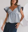 Denim top
