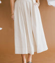 LINEN SKIRT IN OATMEAL