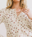 Knit top in cream