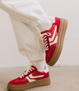 red platform shoes