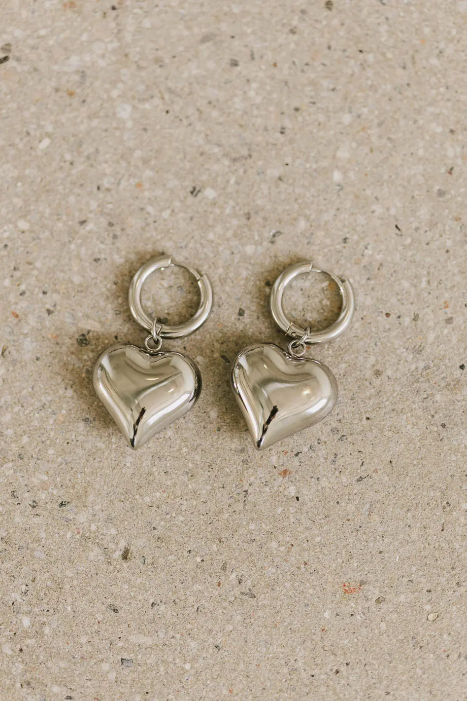 Silver earrings