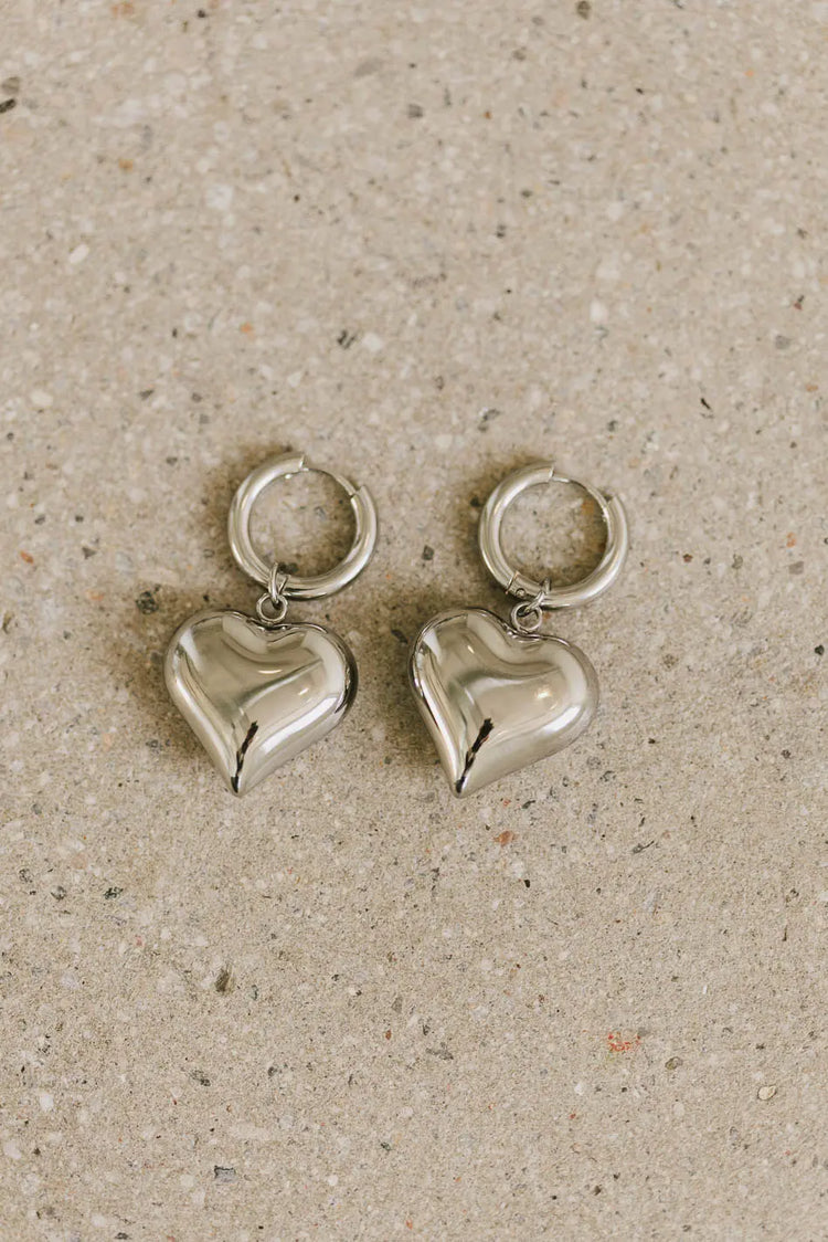 Silver earrings