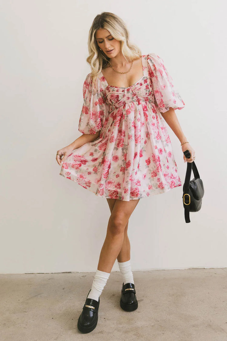 Floral mini dress