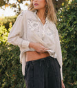 Button up floral blouse