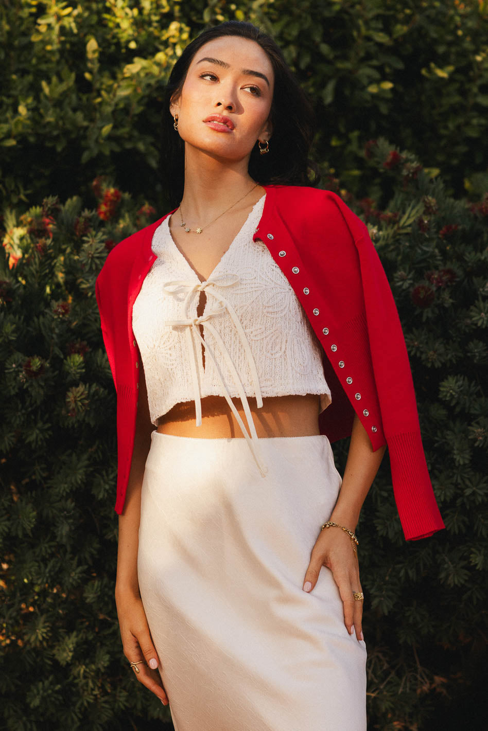 Vest in oatmeal
