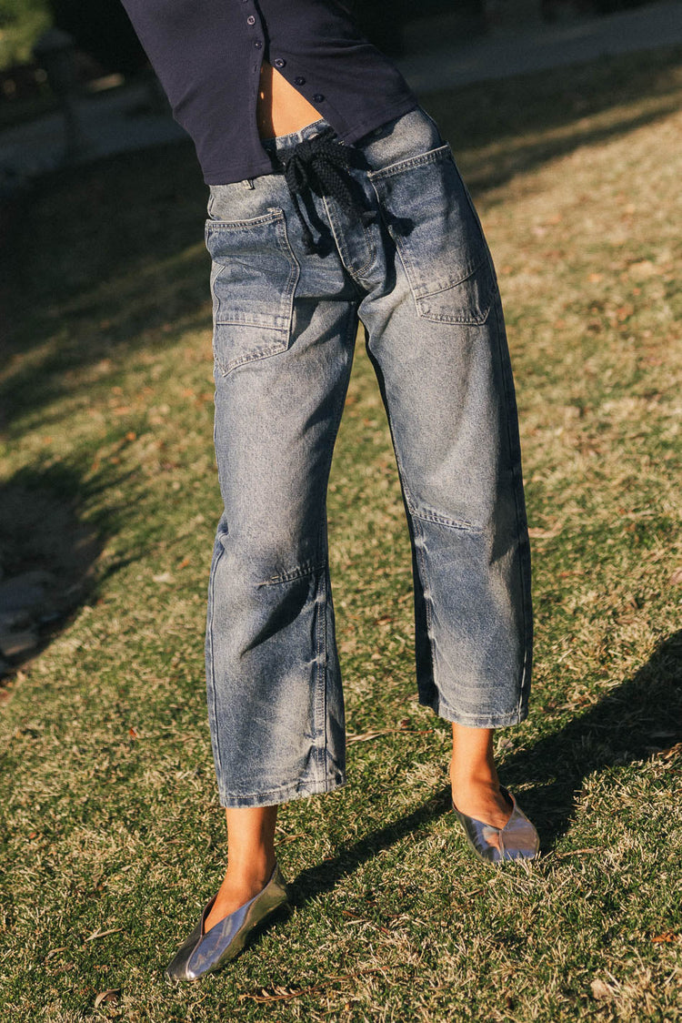 Two hand pockets denim