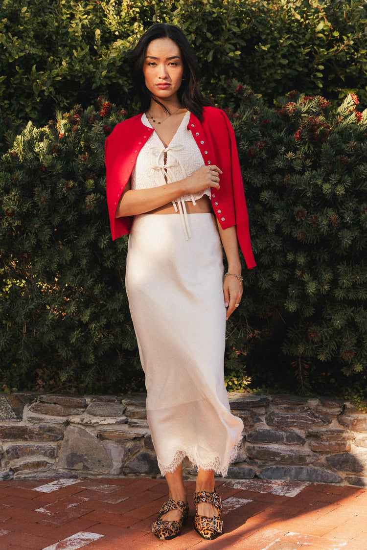 Knit cardigan