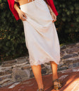 Woven lace skirt in cream