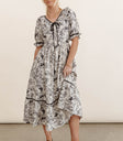 Midi dress in black