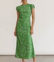 flower print dress
