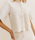 Button up top in cream