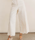 High rise pants in cream