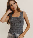 Heartbreaker Cami in Black