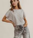 Button up top in leopard print