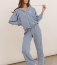 Straight legs pants in blue