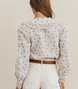 Plain color top in cream