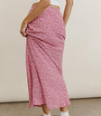 Woven maxi skirt