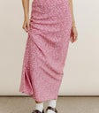 Elastic waist skirt n pink