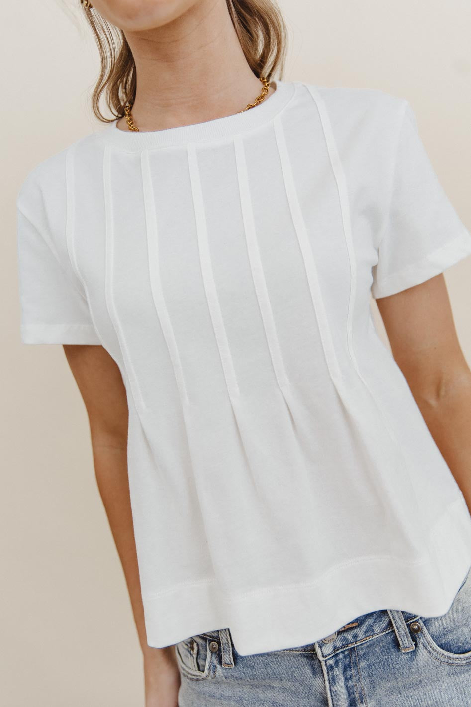 Top in white