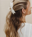 White hair clip