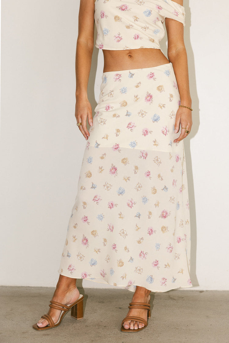 Ivy Floral Maxi Skirt